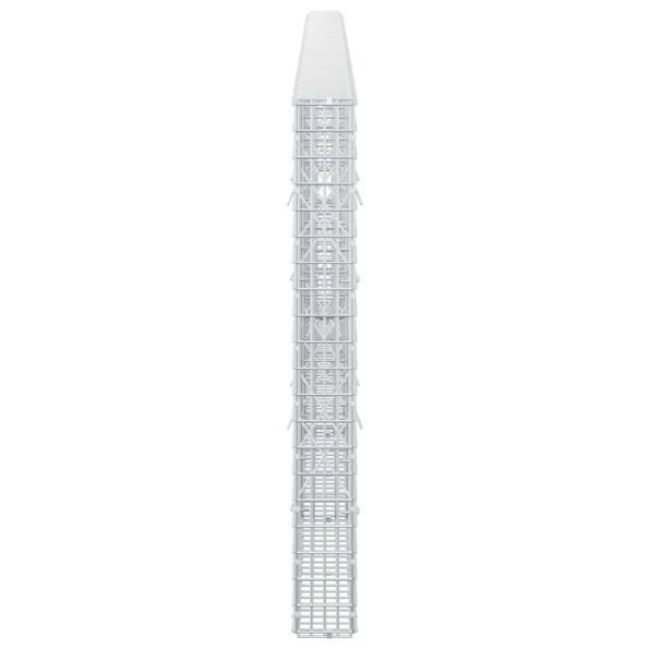 vidaXL Gabión s drôtom 5 mm a sieťou 5x2,5 cm 450x10x100 cm – Obrázok 4