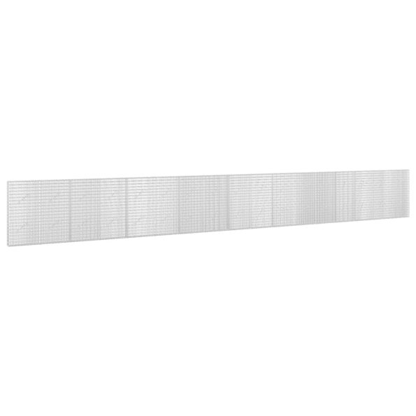 vidaXL Gabión s drôtom 5 mm a sieťou 5x2,5 cm 850x10x100 cm – Obrázok 2