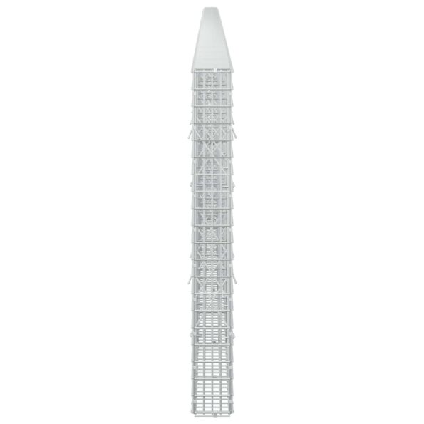 vidaXL Gabión s drôtom 5 mm a sieťou 5x2,5 cm 950x10x100 cm – Obrázok 4