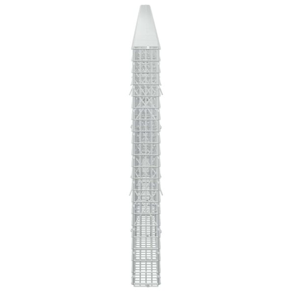 vidaXL Gabión s drôtom 5 mm a sieťou 5x2,5 cm 1000x10x100 cm – Obrázok 4