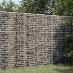 vidaXL Gabión s drôtom 5 mm a sieťou 5x2,5 cm 100x10x150 cm