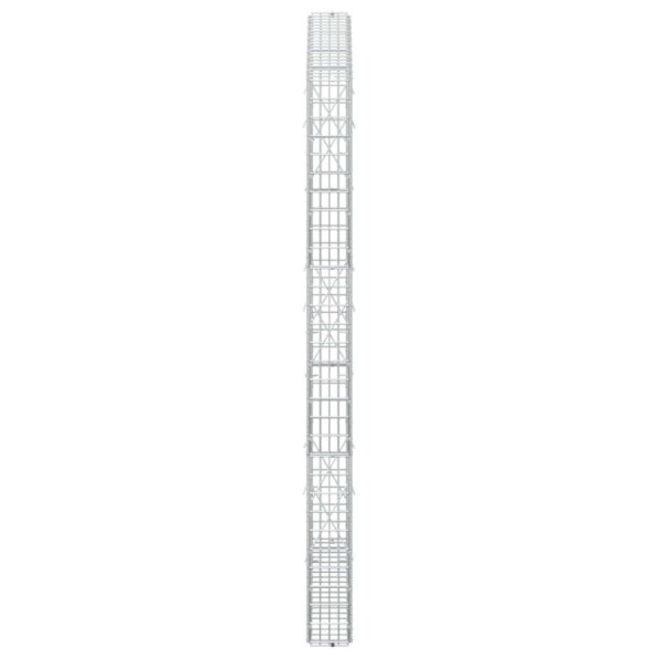 vidaXL Gabión s drôtom 5 mm a sieťou 5x2,5 cm 100x10x150 cm – Obrázok 4