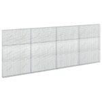 vidaXL Gabión s drôtom 5 mm a sieťou 5x2,5 cm 400x10x150 cm – Obrázok 2