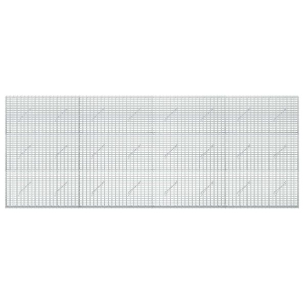 vidaXL Gabión s drôtom 5 mm a sieťou 5x2,5 cm 400x10x150 cm – Obrázok 3