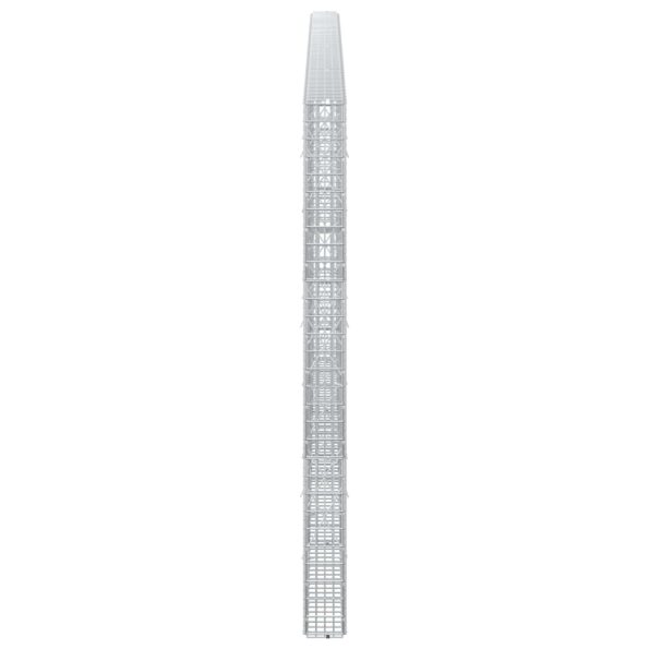 vidaXL Gabión s drôtom 5 mm a sieťou 5x2,5 cm 400x10x150 cm – Obrázok 4