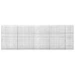 vidaXL Gabión s drôtom 5 mm a sieťou 5x2,5 cm 450x10x150 cm – Obrázok 3
