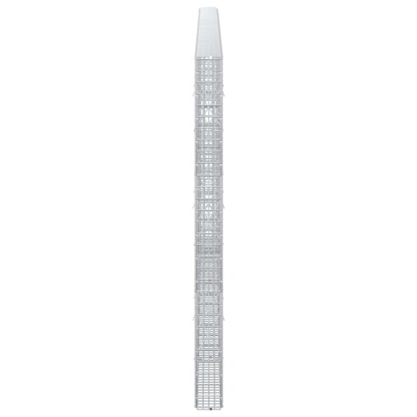 vidaXL Gabión s drôtom 5 mm a sieťou 5x2,5 cm 450x10x150 cm – Obrázok 4