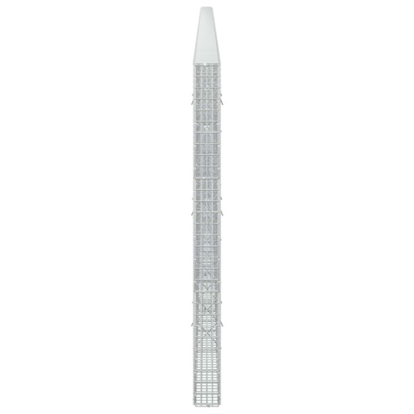 vidaXL Gabión s drôtom 5 mm a sieťou 5x2,5 cm 1000x10x150 cm – Obrázok 4