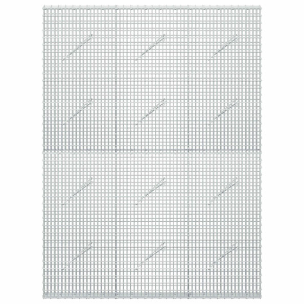 vidaXL Gabión s drôtom 5 mm a sieťou 5x2,5 cm 150x10x200 cm – Obrázok 3