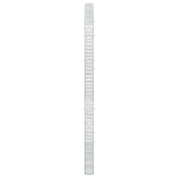 vidaXL Gabión s drôtom 5 mm a sieťou 5x2,5 cm 150x10x200 cm – Obrázok 4