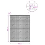 vidaXL Gabión s drôtom 5 mm a sieťou 5x2,5 cm 150x10x200 cm – Obrázok 6