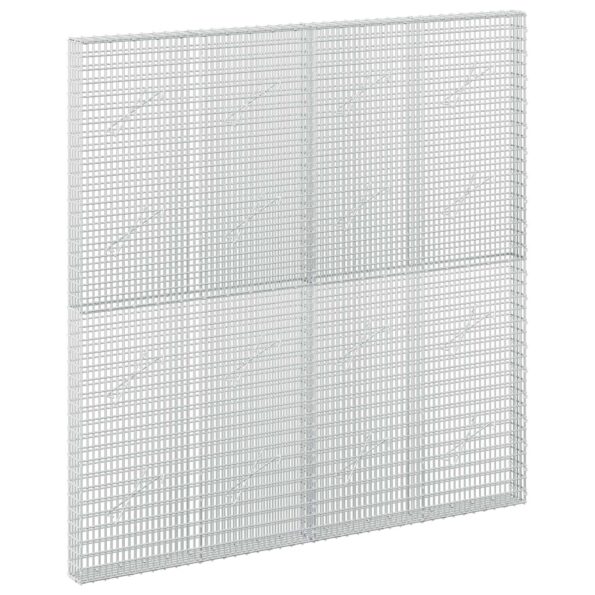 vidaXL Gabión s drôtom 5 mm a sieťou 5x2,5 cm 200x10x200 cm – Obrázok 2