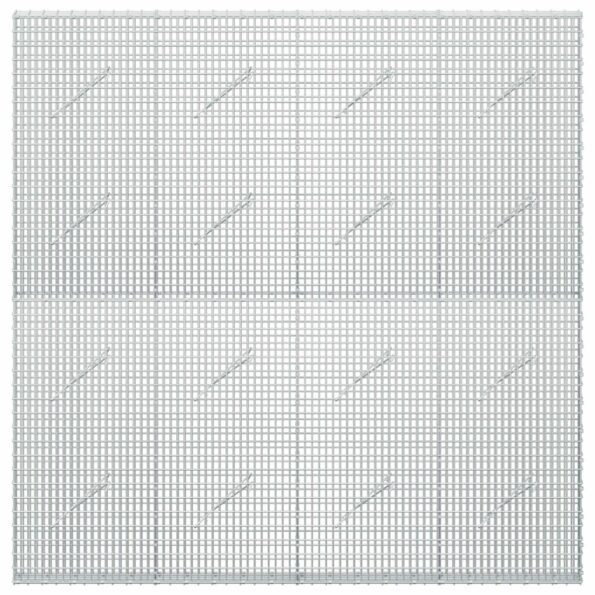 vidaXL Gabión s drôtom 5 mm a sieťou 5x2,5 cm 200x10x200 cm – Obrázok 3