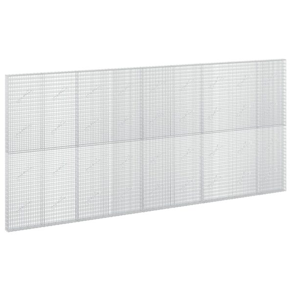 vidaXL Gabión s drôtom 5 mm a sieťou 5x2,5 cm 450x10x200 cm – Obrázok 2
