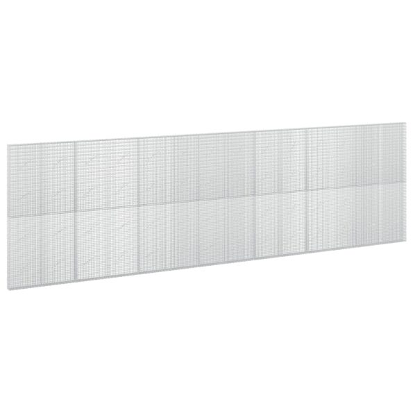 vidaXL Gabión s drôtom 5 mm a sieťou 5x2,5 cm 700x10x200 cm – Obrázok 2