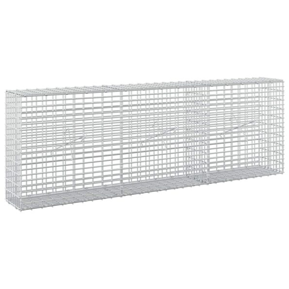 vidaXL Gabión s drôtom 5 mm a sieťou 5x2,5 cm 150x20x50 cm – Obrázok 2
