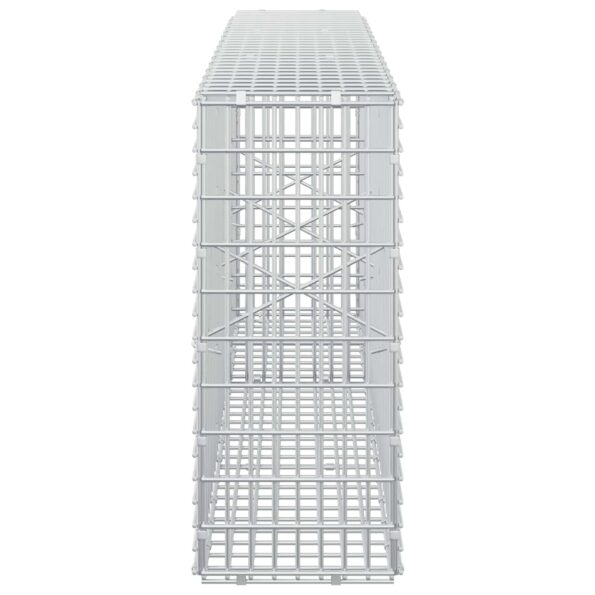 vidaXL Gabión s drôtom 5 mm a sieťou 5x2,5 cm 150x20x50 cm – Obrázok 4