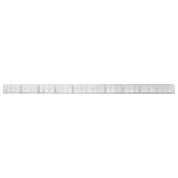 vidaXL Gabión s drôtom 5 mm a sieťou 5x2,5 cm 1000x20x50 cm – Obrázok 3
