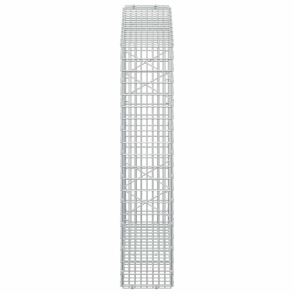 vidaXL Gabión s drôtom 5 mm a sieťou 5x2,5 cm 100x20x100 cm – Obrázok 4