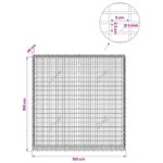 vidaXL Gabión s drôtom 5 mm a sieťou 5x2,5 cm 100x20x100 cm – Obrázok 6