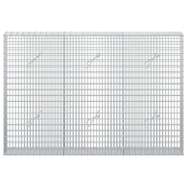 vidaXL Gabión s drôtom 5 mm a sieťou 5x2,5 cm 150x20x100 cm – Obrázok 3