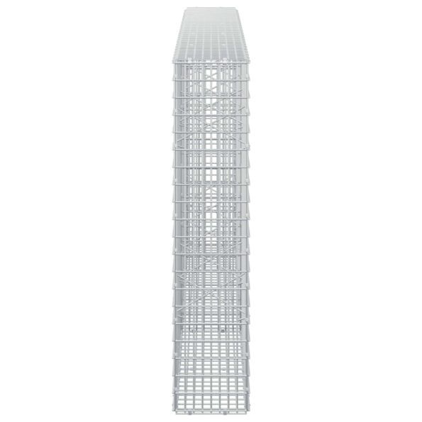 vidaXL Gabión s drôtom 5 mm a sieťou 5x2,5 cm 250x20x100 cm – Obrázok 4