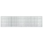 vidaXL Gabión s drôtom 5 mm a sieťou 5x2,5 cm 400x20x100 cm – Obrázok 3
