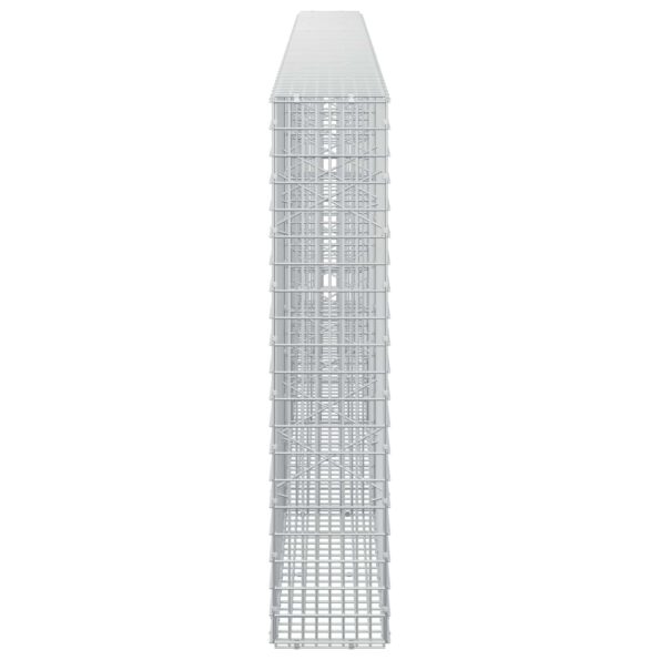 vidaXL Gabión s drôtom 5 mm a sieťou 5x2,5 cm 400x20x100 cm – Obrázok 4