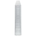vidaXL Gabión s drôtom 5 mm a sieťou 5x2,5 cm 450x20x100 cm – Obrázok 4