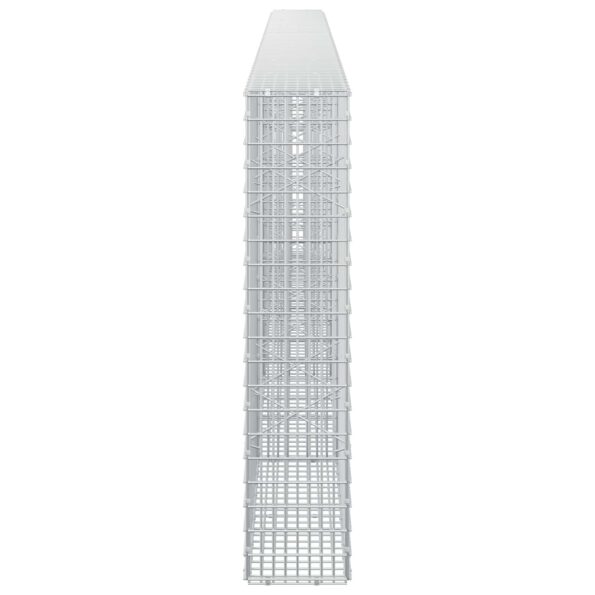 vidaXL Gabión s drôtom 5 mm a sieťou 5x2,5 cm 450x20x100 cm – Obrázok 4