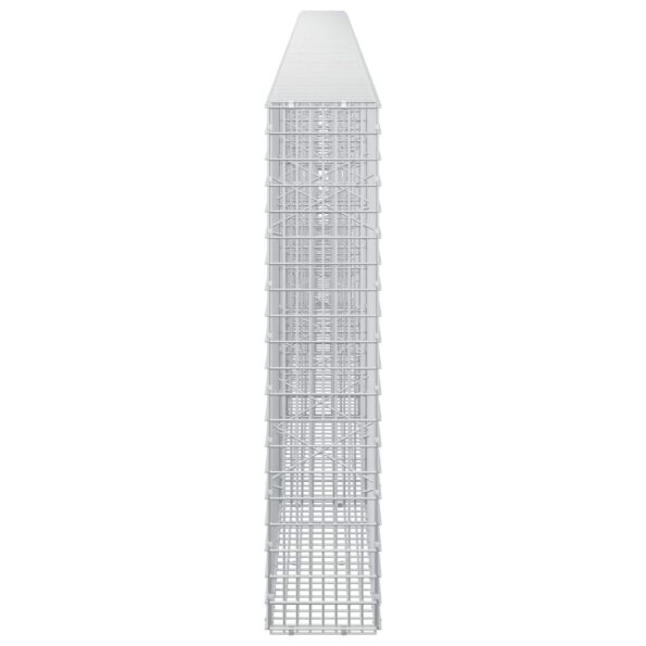 vidaXL Gabión s drôtom 5 mm a sieťou 5x2,5 cm 650x20x100 cm – Obrázok 4
