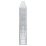 vidaXL Gabión s drôtom 5 mm a sieťou 5x2,5 cm 700x20x100 cm – Obrázok 4
