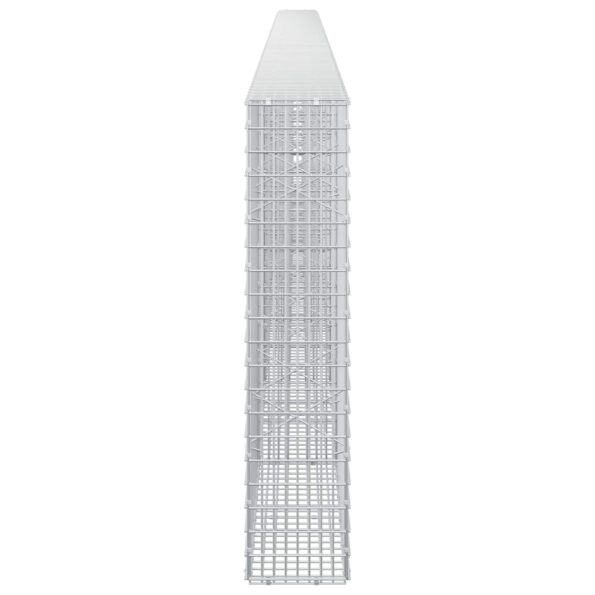 vidaXL Gabión s drôtom 5 mm a sieťou 5x2,5 cm 700x20x100 cm – Obrázok 4