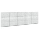 vidaXL Gabión s drôtom 5 mm a sieťou 5x2,5 cm 500x20x150 cm – Obrázok 2