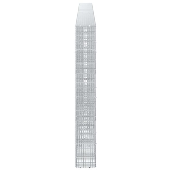 vidaXL Gabión s drôtom 5 mm a sieťou 5x2,5 cm 500x20x150 cm – Obrázok 4