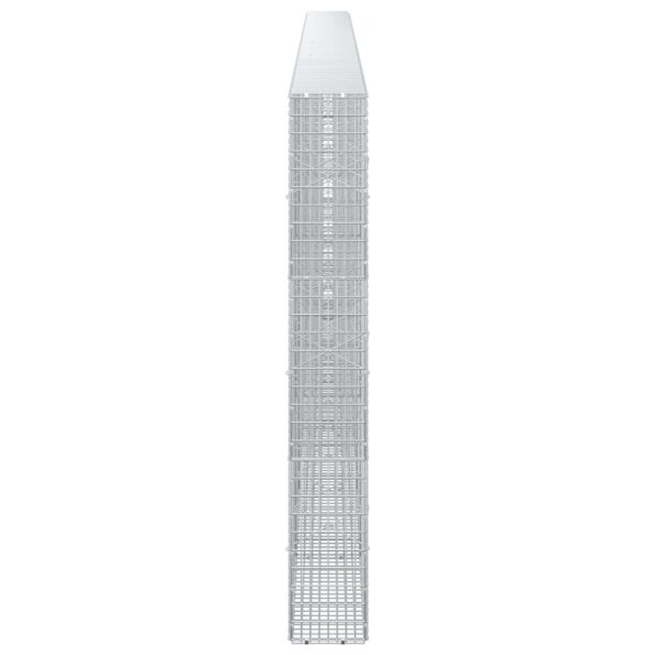 vidaXL Gabión s drôtom 5 mm a sieťou 5x2,5 cm 650x20x150 cm – Obrázok 4