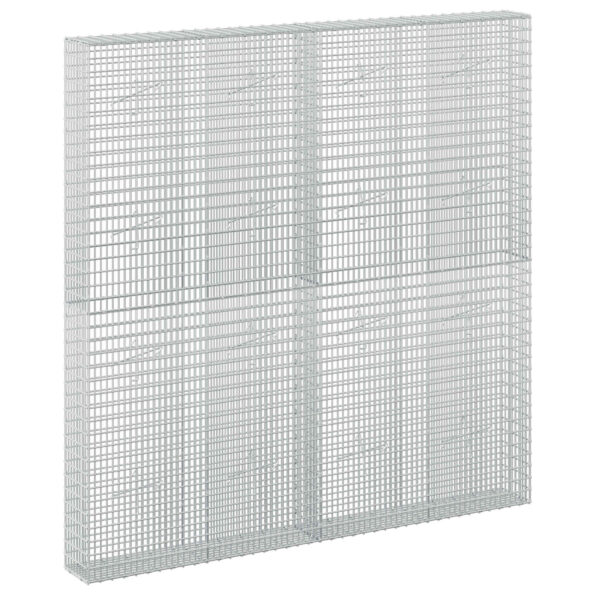 vidaXL Gabión s drôtom 5 mm a sieťou 5x2,5 cm 200x20x200 cm – Obrázok 2
