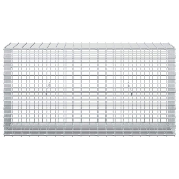 vidaXL Gabión s drôtom 5 mm a sieťou 5x2,5 cm 100x30x50 cm – Obrázok 3