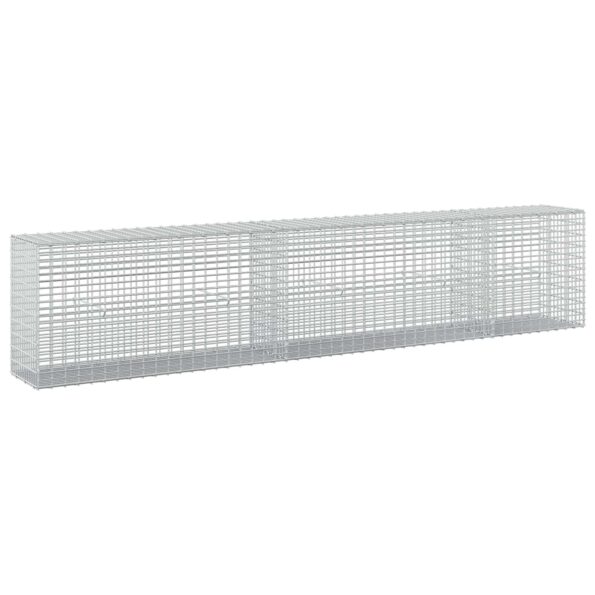 vidaXL Gabión s drôtom 5 mm a sieťou 5x2,5 cm 250x30x50 cm – Obrázok 2