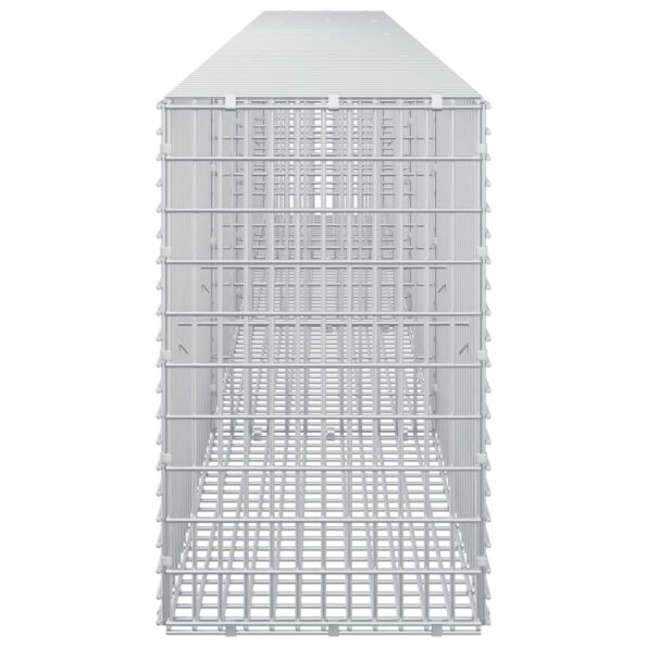 vidaXL Gabión s drôtom 5 mm a sieťou 5x2,5 cm 400x30x50 cm – Obrázok 4