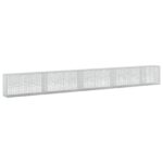 vidaXL Gabión s drôtom 5 mm a sieťou 5x2,5 cm 450x30x50 cm – Obrázok 2