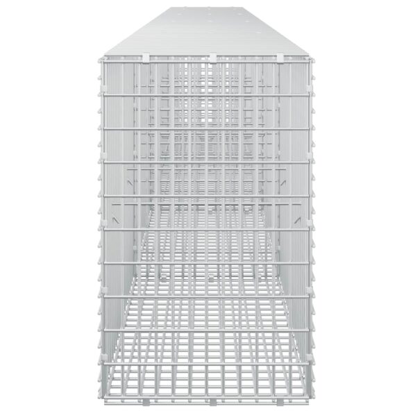 vidaXL Gabión s drôtom 5 mm a sieťou 5x2,5 cm 450x30x50 cm – Obrázok 4