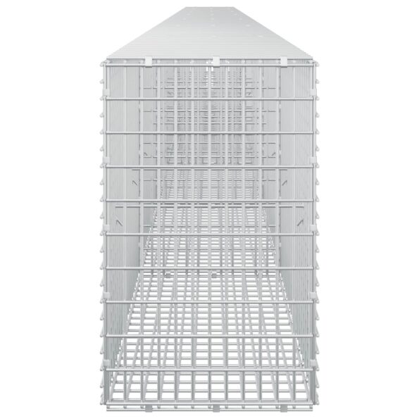 vidaXL Gabión s drôtom 5 mm a sieťou 5x2,5 cm 700x30x50 cm – Obrázok 4