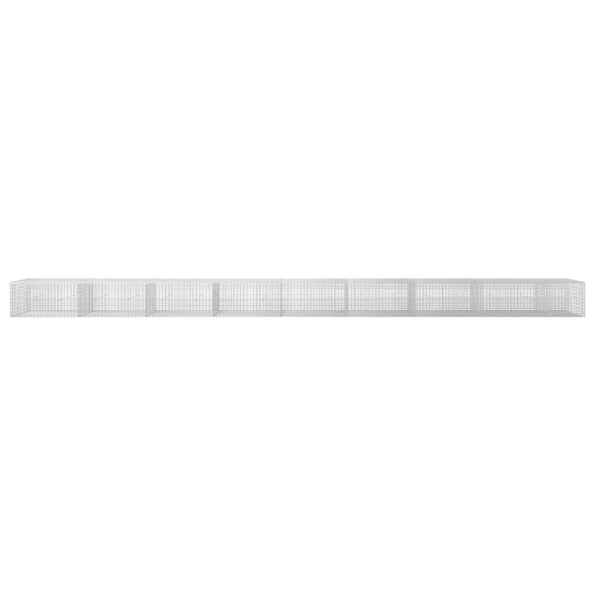 vidaXL Gabión s drôtom 5 mm a sieťou 5x2,5 cm 850x30x50 cm – Obrázok 3