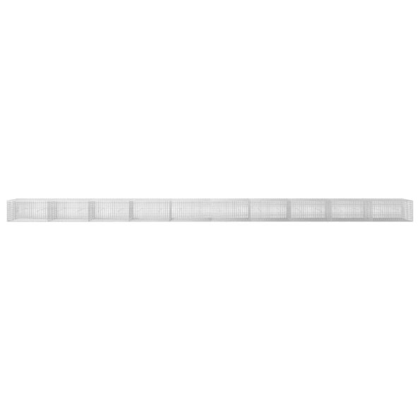 vidaXL Gabión s drôtom 5 mm a sieťou 5x2,5 cm 1000x30x50 cm – Obrázok 3