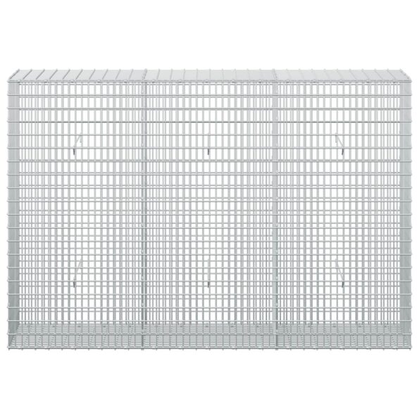vidaXL Gabión s drôtom 5 mm a sieťou 5x2,5 cm 150x30x100 cm – Obrázok 3