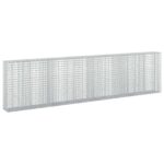 vidaXL Gabión s drôtom 5 mm a sieťou 5x2,5 cm 400x30x100 cm – Obrázok 2