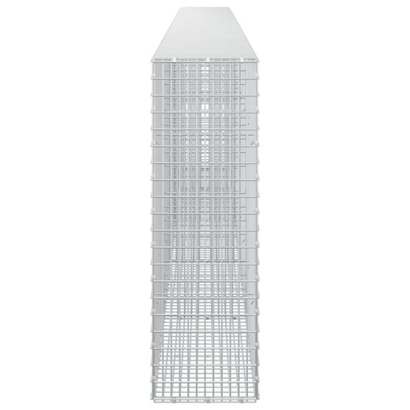 vidaXL Gabión s drôtom 5 mm a sieťou 5x2,5 cm 500x30x100 cm – Obrázok 4