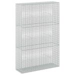 vidaXL Gabión s drôtom 5 mm a sieťou 5x2,5 cm 100x30x150 cm – Obrázok 2