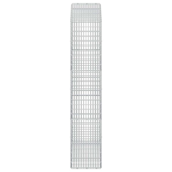 vidaXL Gabión s drôtom 5 mm a sieťou 5x2,5 cm 100x30x150 cm – Obrázok 4